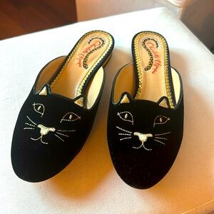 Charlotte Olympia Kitty Ballet Mules